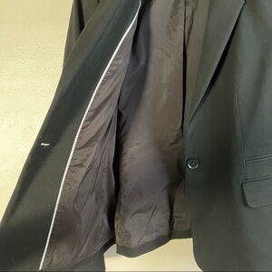 Express black single-button blazer